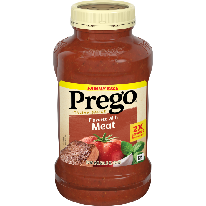 Flavored with Meat Pasta Sauce