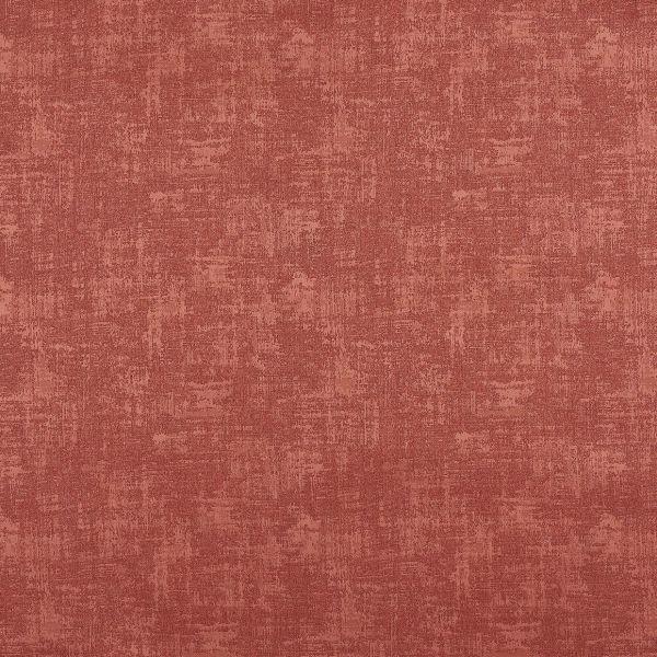 Muted terracotta textured wallpaper with irregular, brushed pattern; applied flat, covering a wall — evenly lit, no furniture or windows visible, matte surface with fabric-like appearance.