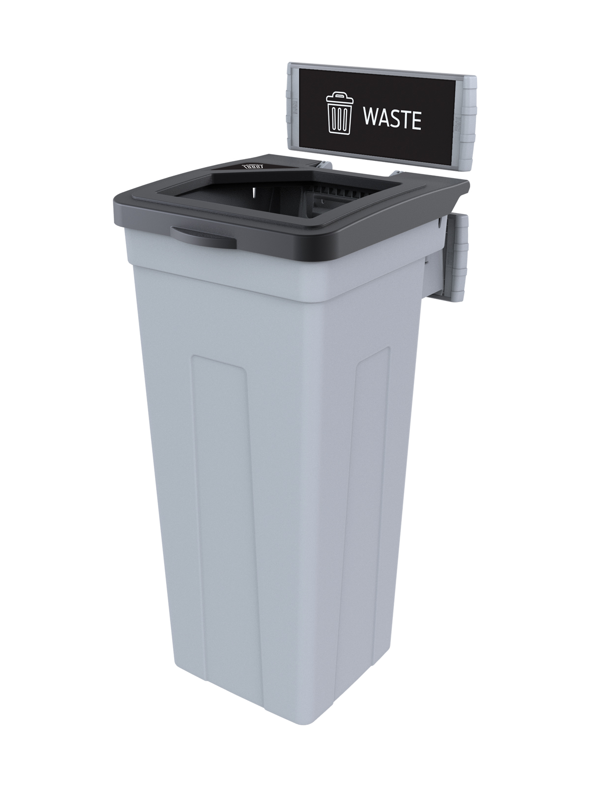 RISE – Single – Kit – Waste – Full – Grey-Black