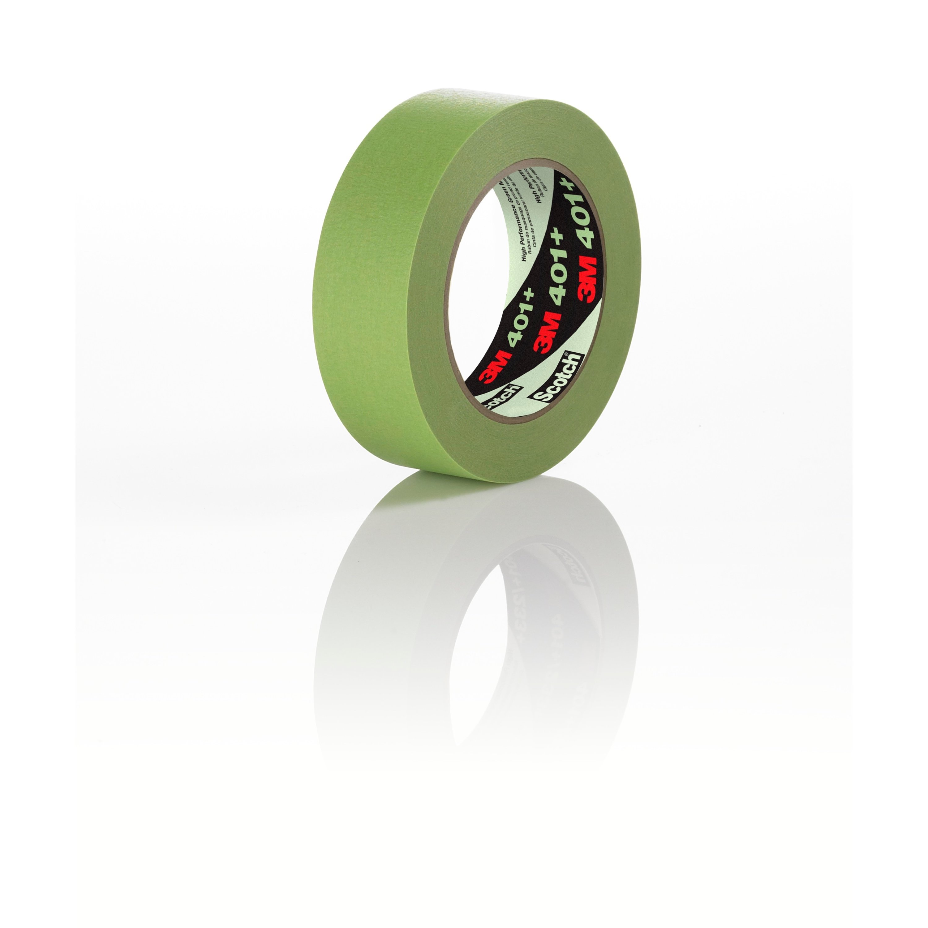 3M™ High Performance Green Masking Tape 401+, 48 mm x 55 m 6.7 mil, 12
per case Bulk