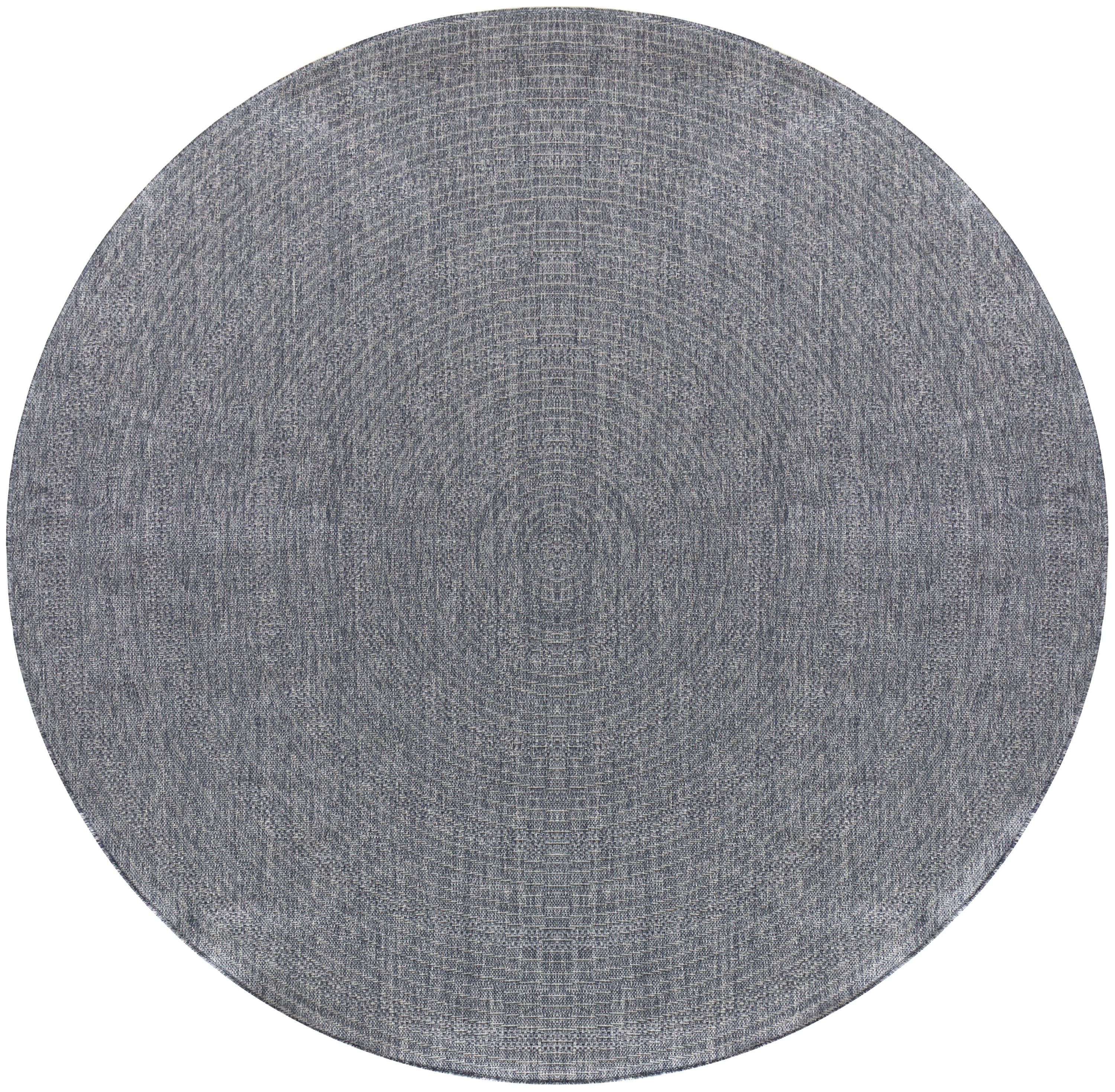 Nourison Tulum 8' x Round Denim Outdoor Rug