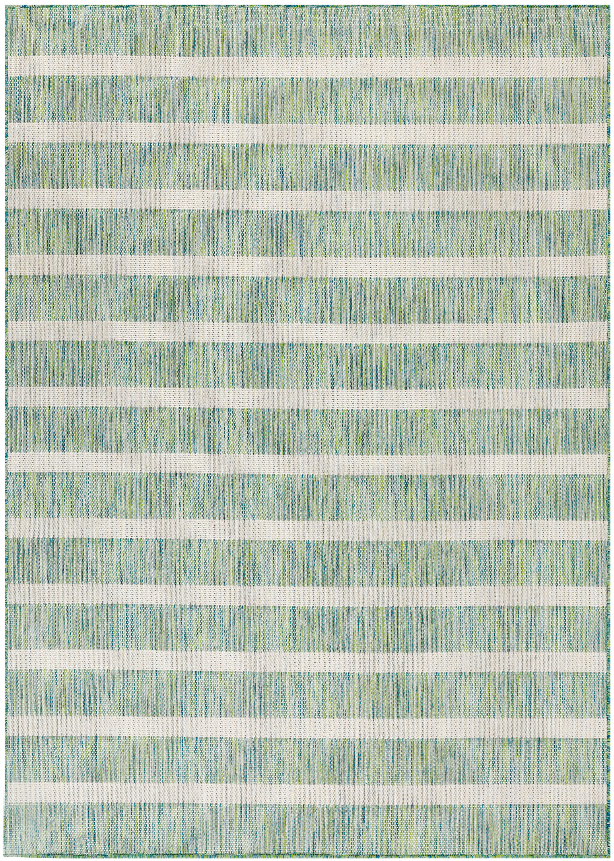 Nourison Positano 8' x 10' Blue Green Ivory Modern Rug