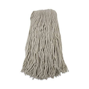 Boardwalk, Cotton Cut-End Wet Mop Head with 1" Headband, 32 oz, White
