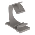 Latching Wire Clip, Adhesive Backed, Max. Bundle Dia. 0.50 in., Nylon 6.6, Grey