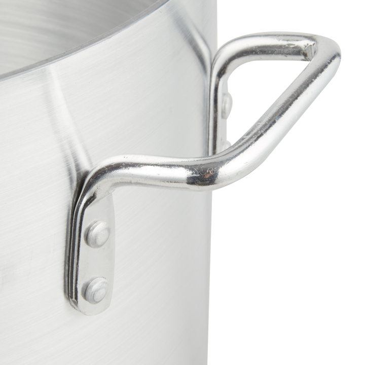 24-quart Arkadia™ aluminum stockpot in natural finish