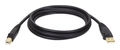 Cable Assemblies USB 2.0 Type A Male to USB 2.0 Type B Male 1.8 M. L