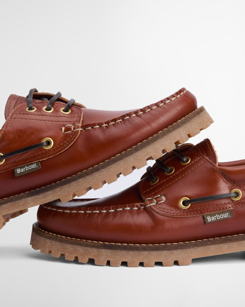 Re-Engineered Deck Boat Shoes Tan