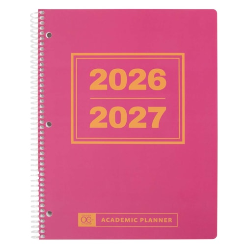 Academic Planner - Letter Size: Sunset Pop  July 2026 - June 2027