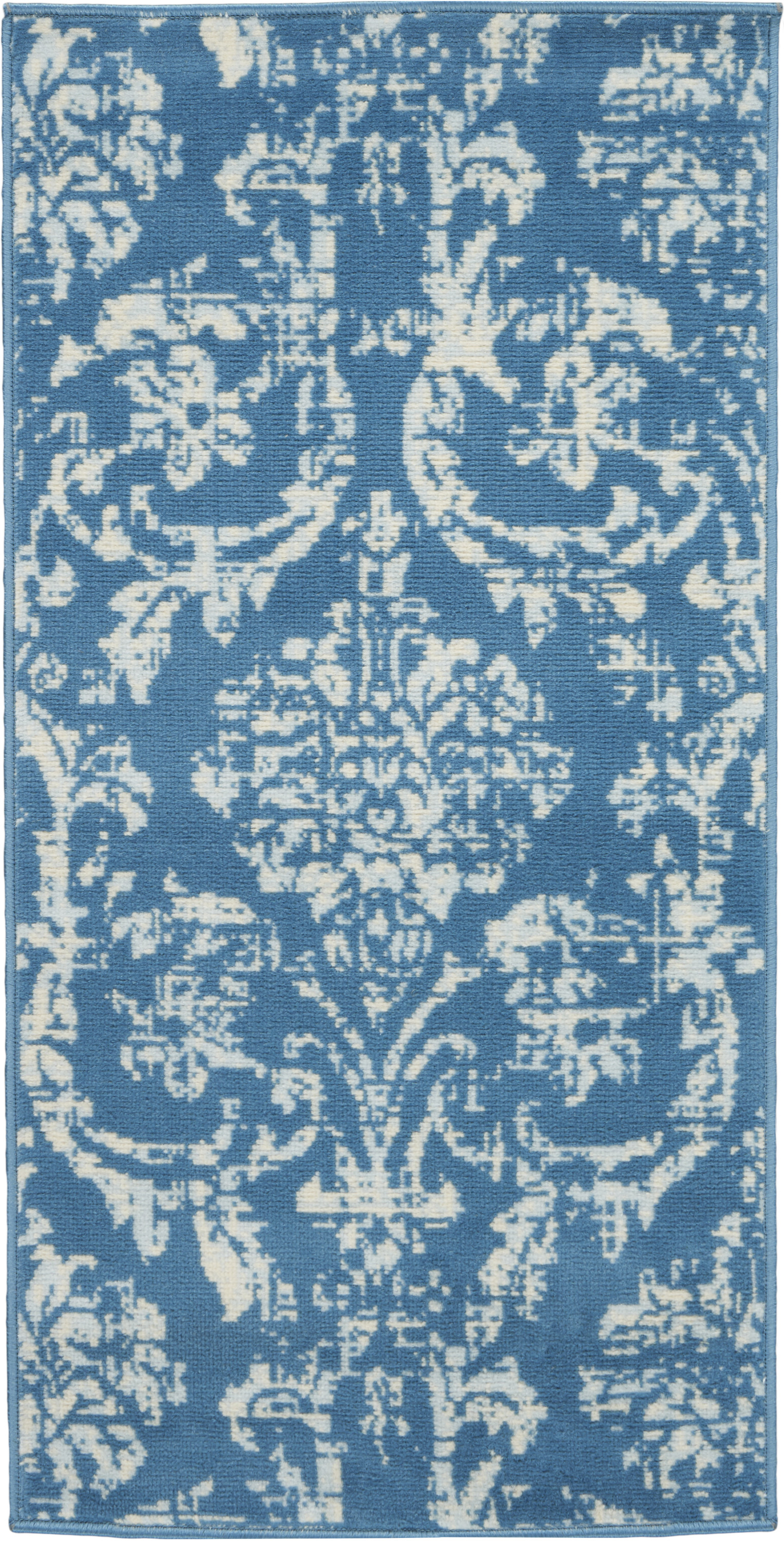Nourison Jubilant 2' x 4' Blue Vintage Indoor Rug