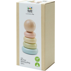 First Stacking Ring Baby Toy - Pastel