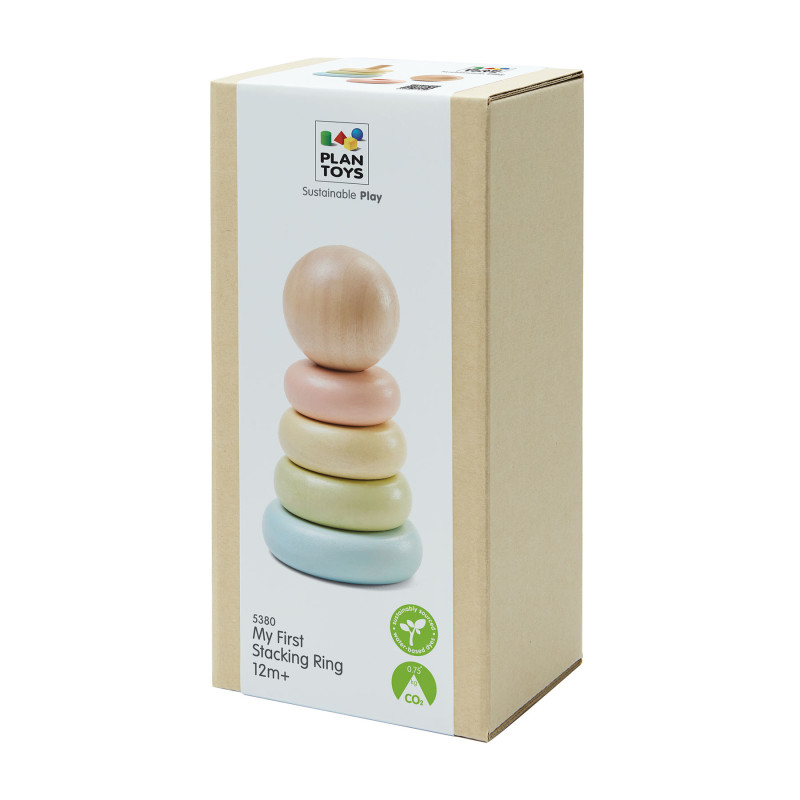 First Stacking Ring Baby Toy - Pastel