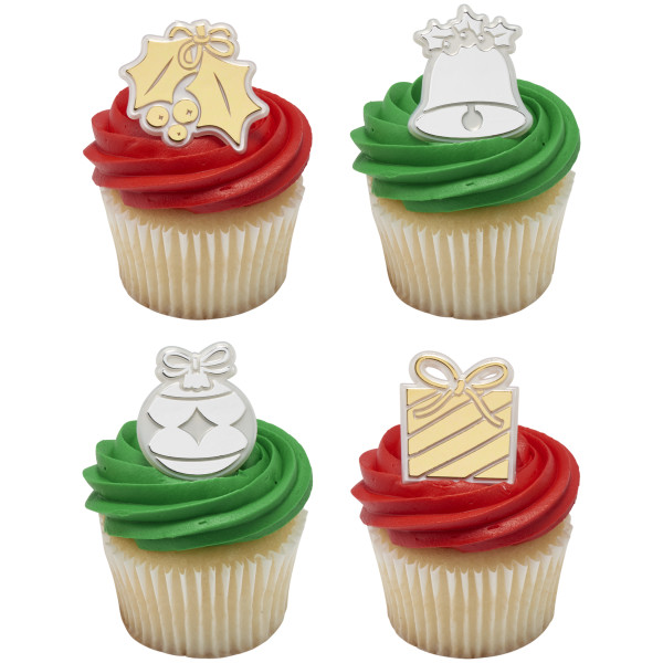 Holly Jolly Cupcake Rings