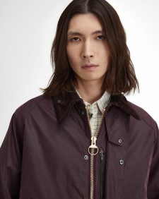Transport Waxed Jacket Bordeaux