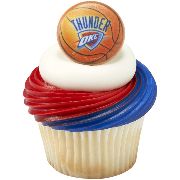 NBA Team Basketball Cupcake Rings