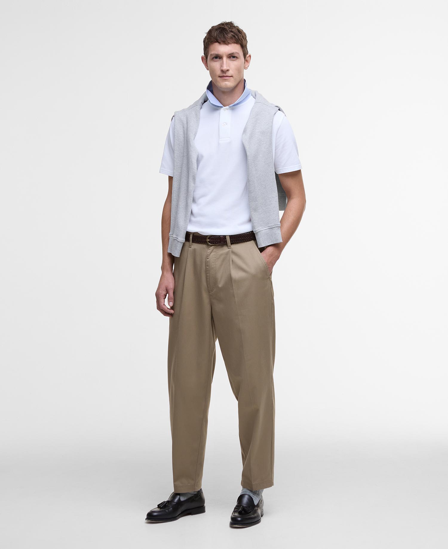 Oxford Short-Sleeved Polo Shirt image number 1
