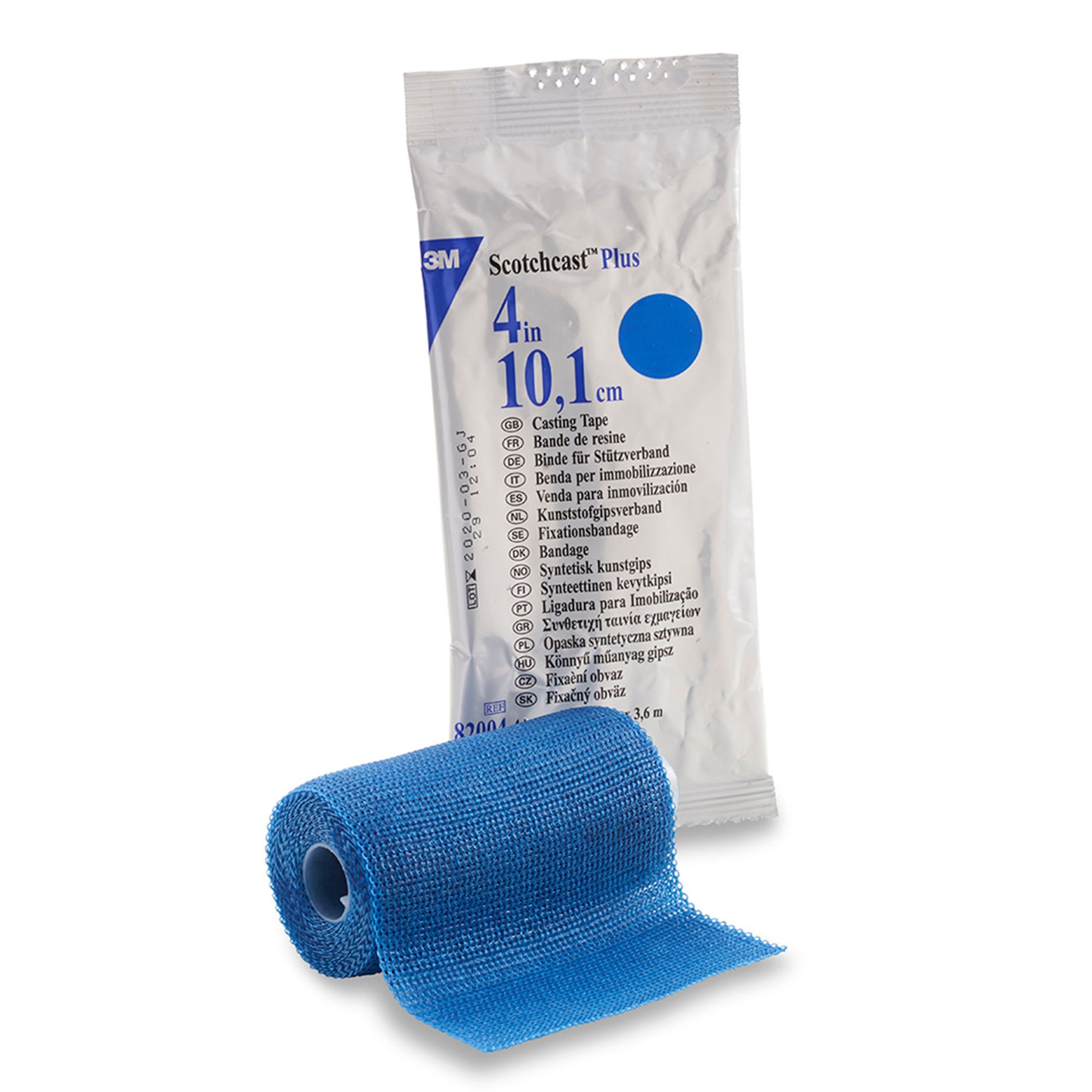 3M™ Scotchcast™ Plus Blue Cast Tape, 4 Inch x 4 Yard