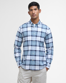 Lewis Tailored Long-Sleeved Shirt Northshore Tartan