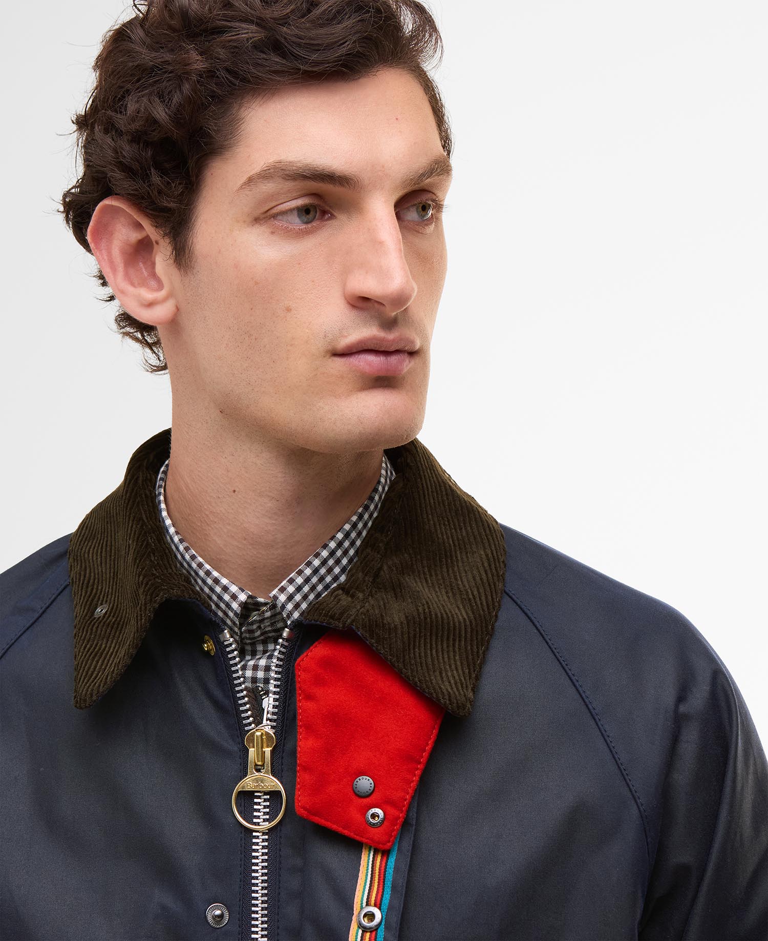 Paul Smith loves Barbour Oversized Bedale Waxed Jacket image number 8