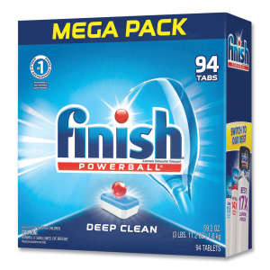 Reckitt Benckiser,  finish Powerball Dishwasher Tabs, Fresh Scent,  94 Tabs/Box