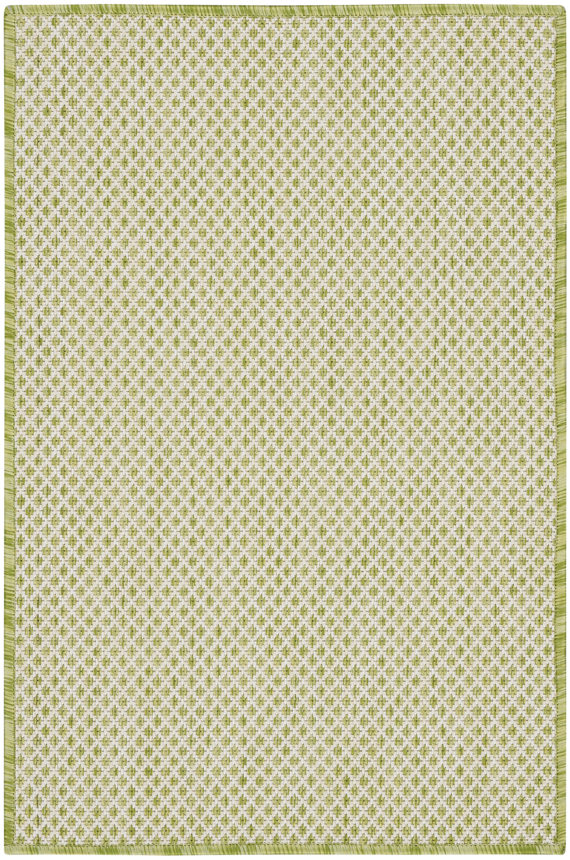 Nourison Courtyard 2' x 3' Ivory Green Modern Rug