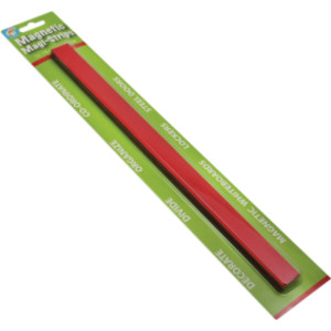 Magnetic Magi-Strips, Red, 12'