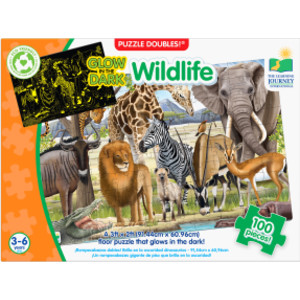 Puzzle Doubles - Glow In The Dark - Wildlife