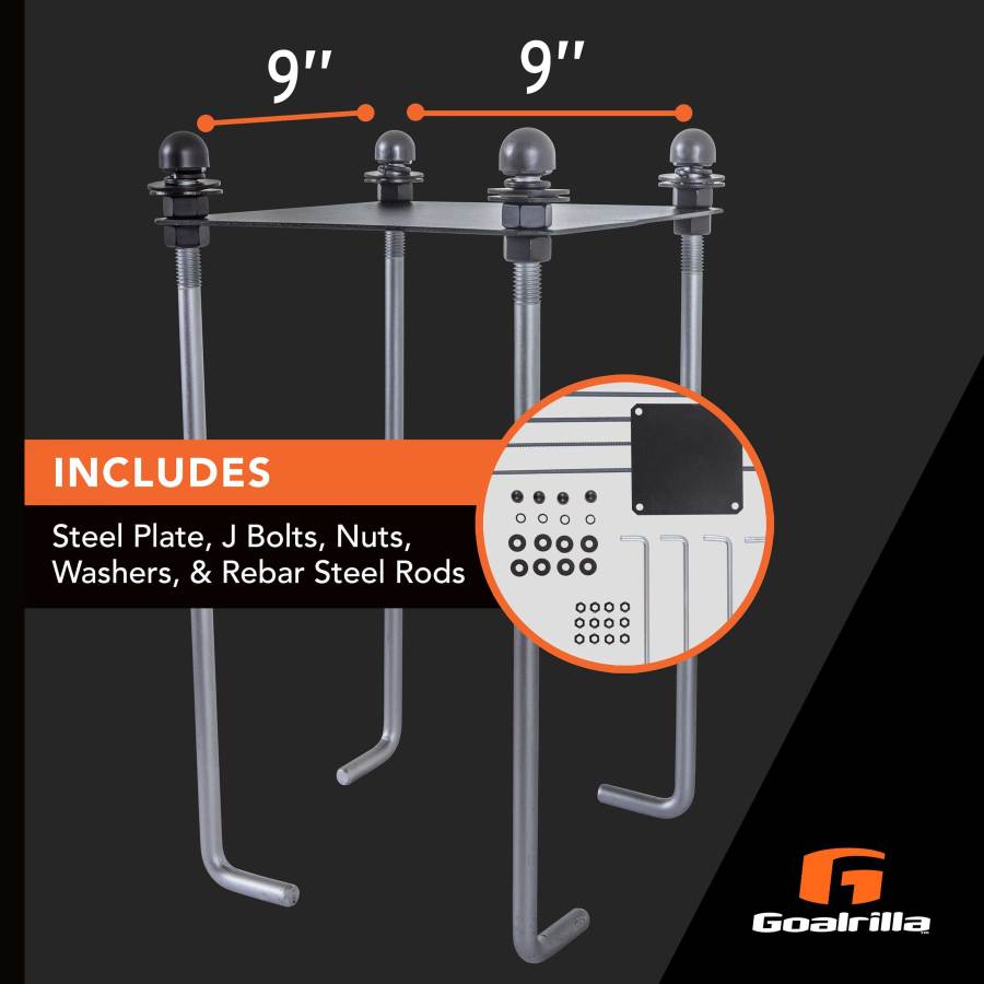 Goalrilla Anchor Kit System Basketball Goal Accessories Goalrilla