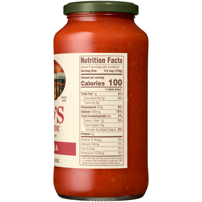 Marinara Sauce, 24 oz - Right Image