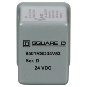 Square D (Schneider Electric) 8501RSD34V53 Plug-In Relay, Miniature