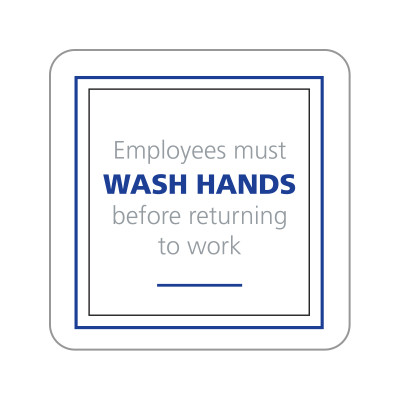 Dispenser Label - Wash Hands