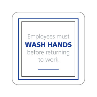 Dispenser Label - Wash Hands