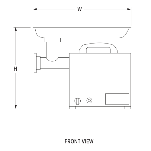 Engineering front view