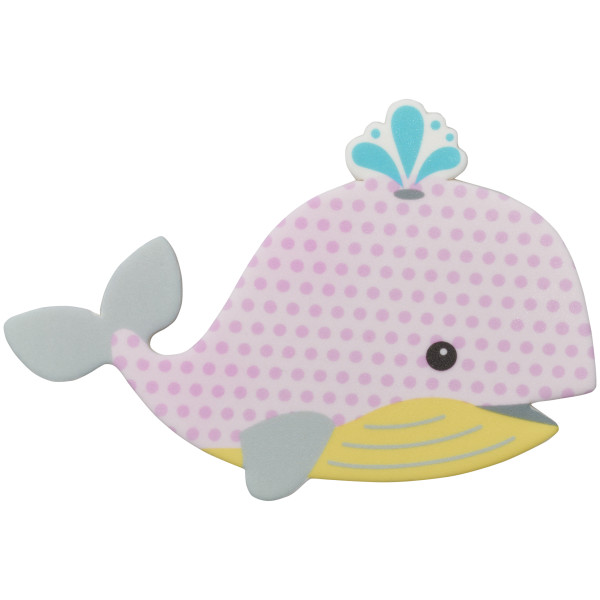 Large Pink Baby Whale Sweet Décor® Edible Decorations