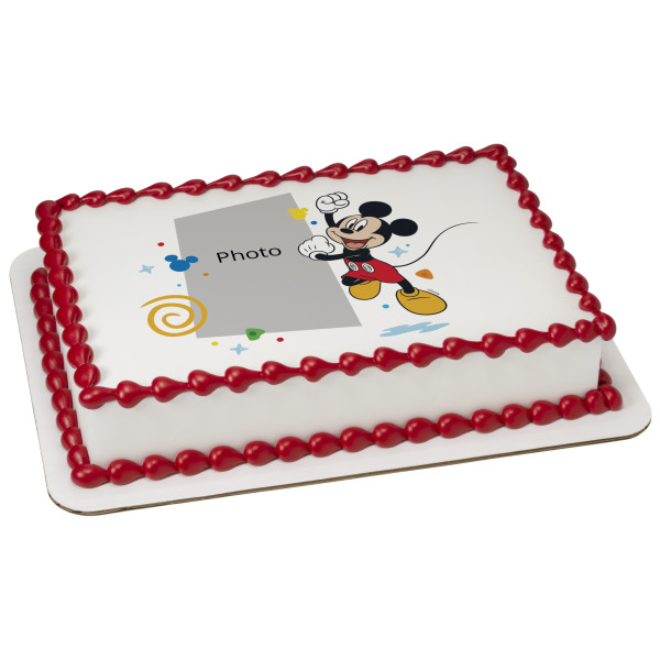 Disney Mickey Mouse Funhouse Fun on Repeat PhotoCake® Edible Image® Frame