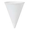 Solo, Bare™ Eco-Forward Treated Paper Cone Cups, ProPlanet Seal, 4.25 oz, White
