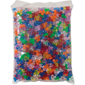 Tri-Beads, Assorted Colors, 3/8", 1000 Pieces