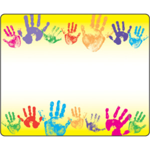 Rainbow Handprints Terrific Labels&trade;, 36 ct