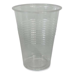 Boardwalk, Translucent Plastic Cold Cups, Individually Wrapped, 9 oz, Polypropylene, Clear