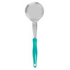 6-ounce one-piece heavy-duty solid round Spoodle® utensil with teal nylon handle