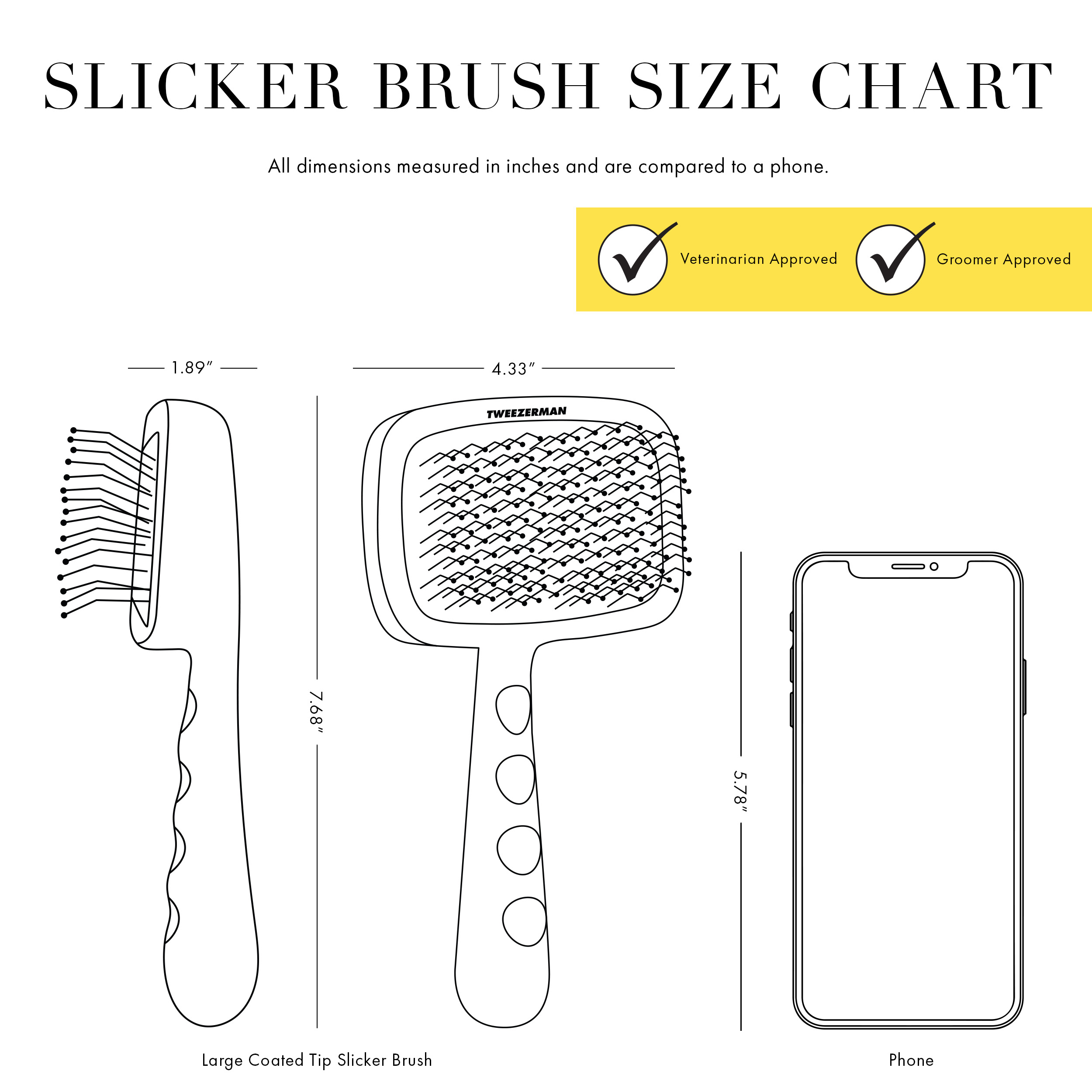 Meet the brush pet parents love. 100% said the brush removes tangles and knots. 100% said the brush was easy to use. 90% said their pets coat was left with a nice finish after use. *Results are based on a product trial of 48 consumers.