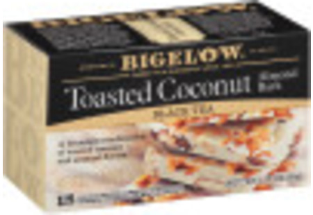 Toasted Coconut Almond Bark Black Tea - Case of 6 boxes- total of 108 teabags