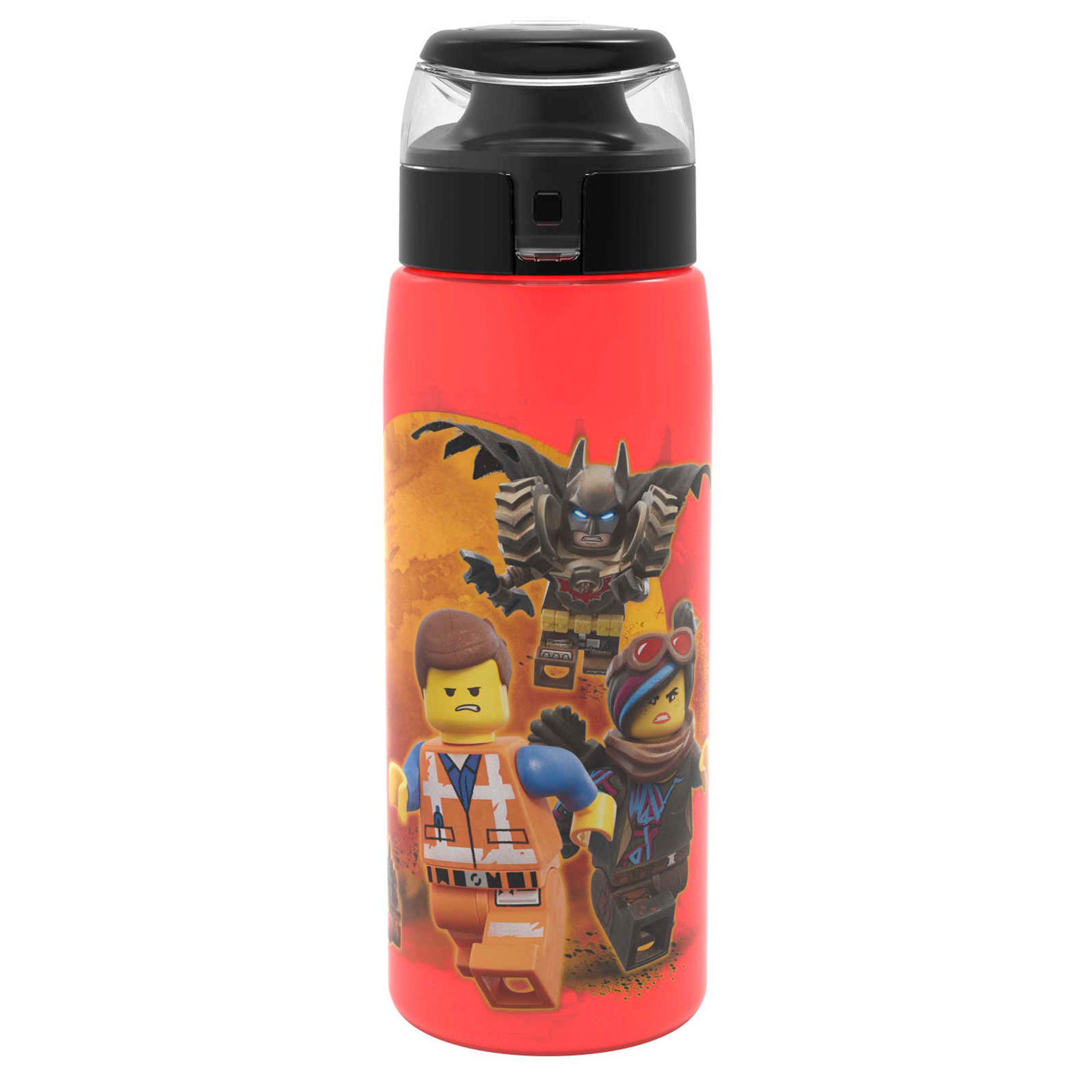 LEGO Movie 2 25 ounce Water Bottle, Batman, Wyldstyle & Emmet, 2-piece set slideshow image 4 LEGO Movie 2 25 ounce Water Bottle, Batman, Wyldstyle & Emmet, 2-piece set slideshow image 4
