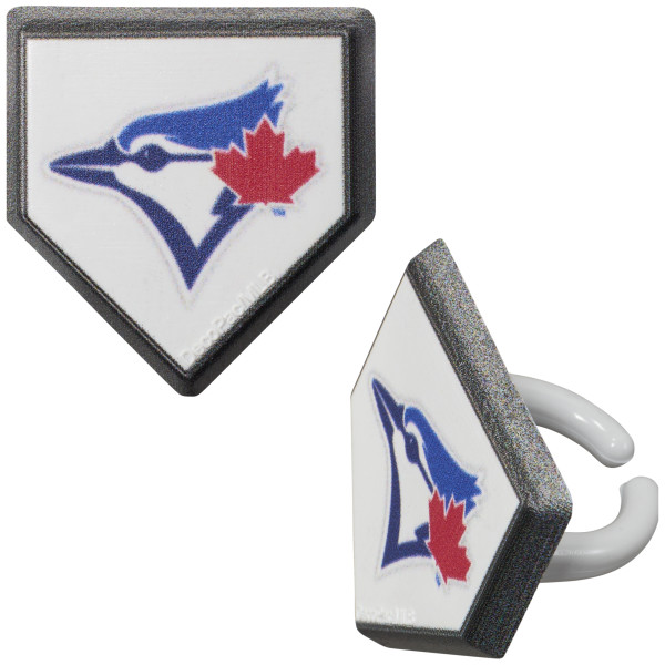 MLB® Home Plate Team Logo Cupcake Rings