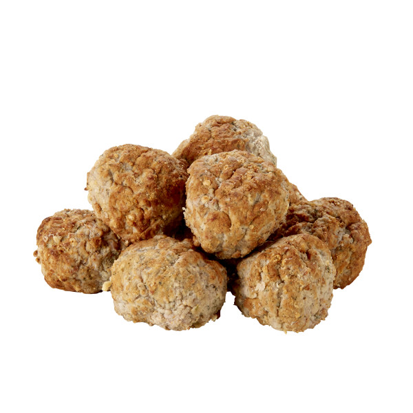 FONTANINI(r) Meatball, All Natural, Gluten Free, Cooked, 2 oz, 5/3 lb . C1C0 - Front Center Out of Package (Hi Res)