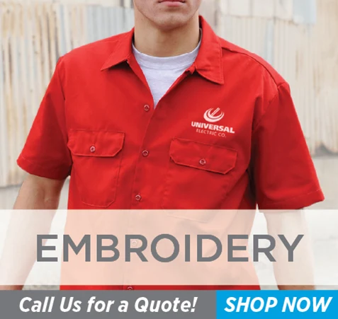 Custom Embroidery - Call Us for a Quote! Shop Now