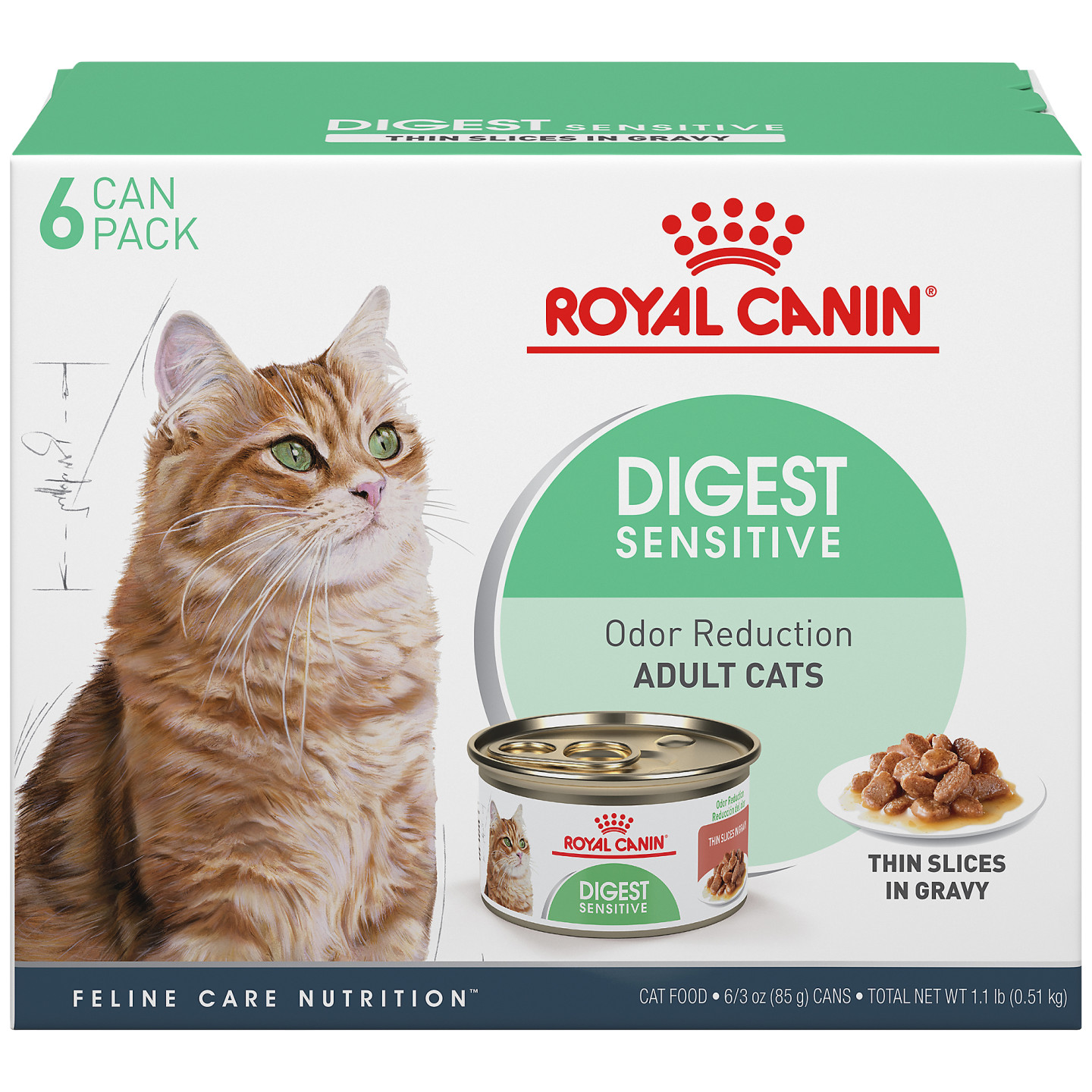 Digest Sensitive Thin Slices in Gravy Canned Cat Food