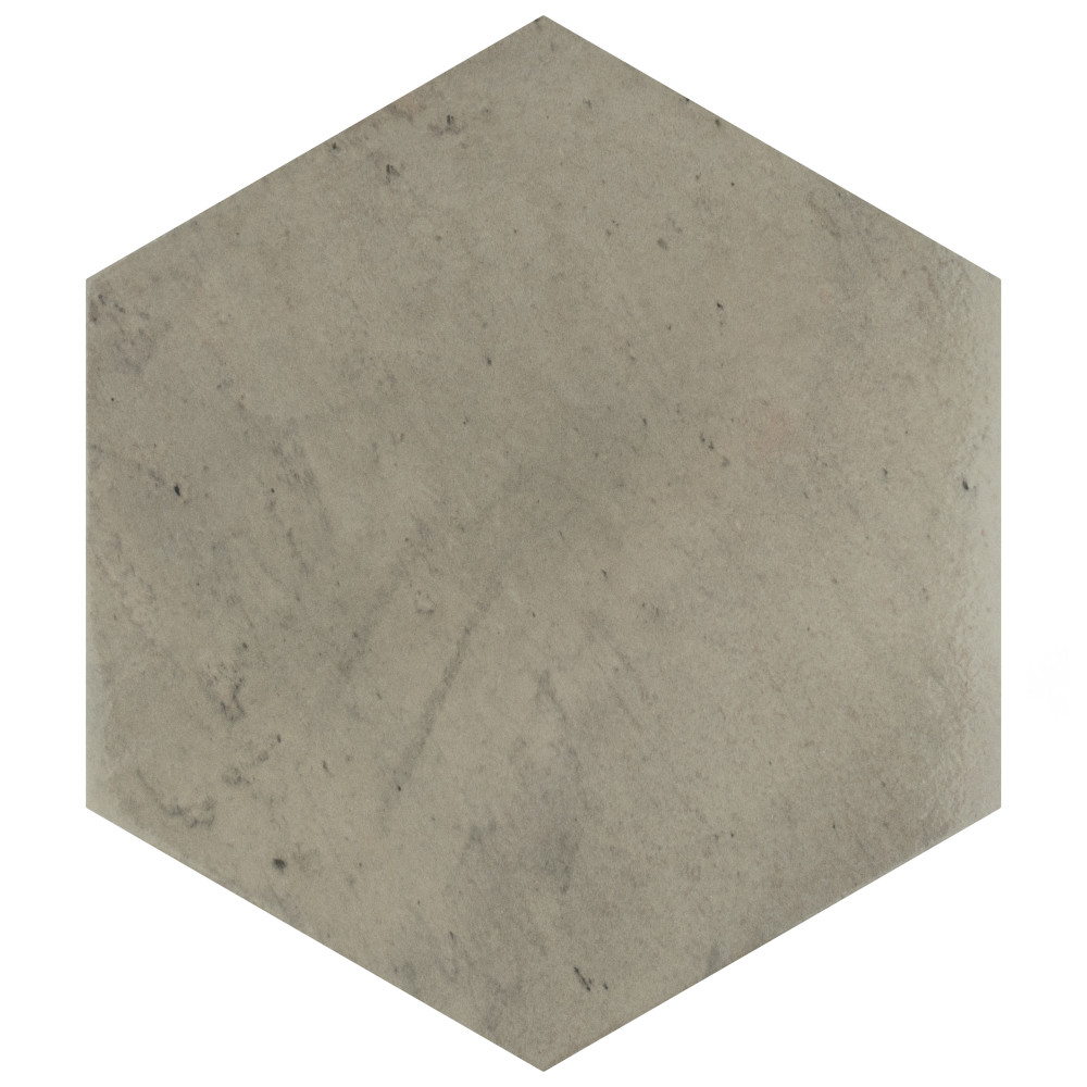 Capri Hex Fumo 7 in. x 8 in. Porcelain Floor and Wall Tile