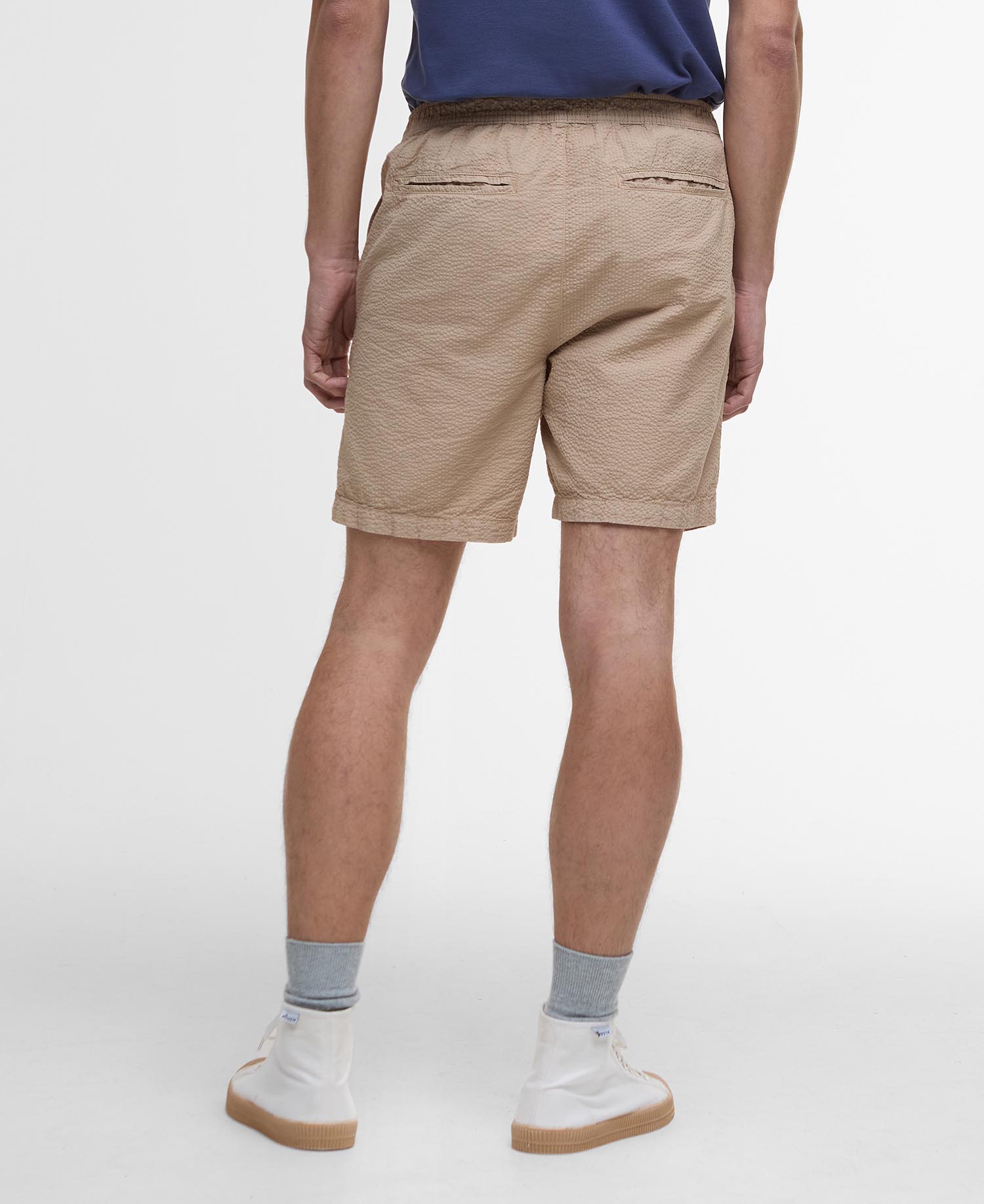 Seersucker Relaxed Shorts image number 2