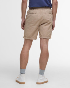 Seersucker Relaxed Shorts Washed Stone