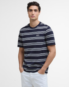 Upham Striped T-Shirt Navy